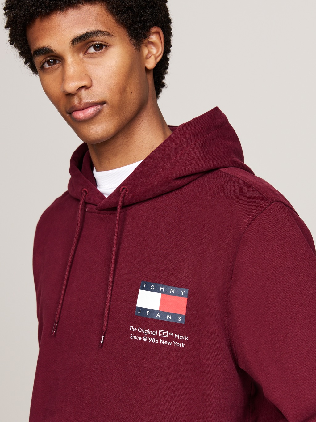 Tommy Jeans Plus Kapuzensweatshirt TJM REG ESSENTIAL FLAG HOOD EXT Große Gr günstig online kaufen