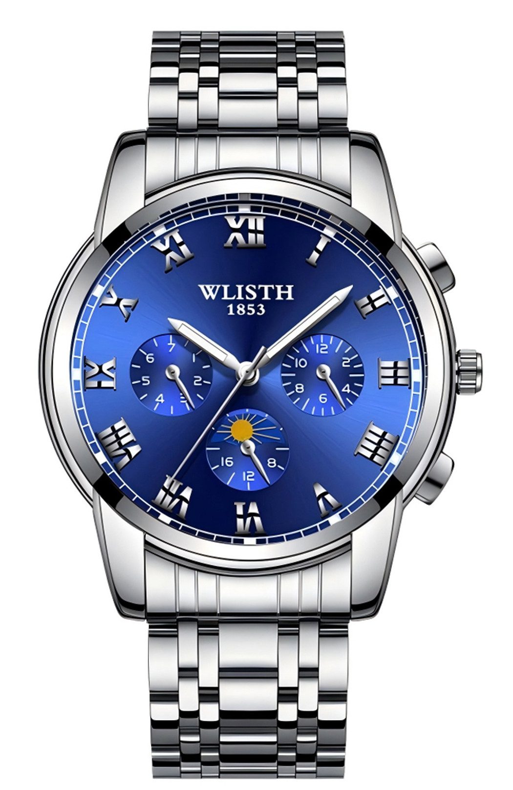 ibettertec Quarzuhr Quarzuhr Armbanduhr Edelstahl Herren günstig online kaufen