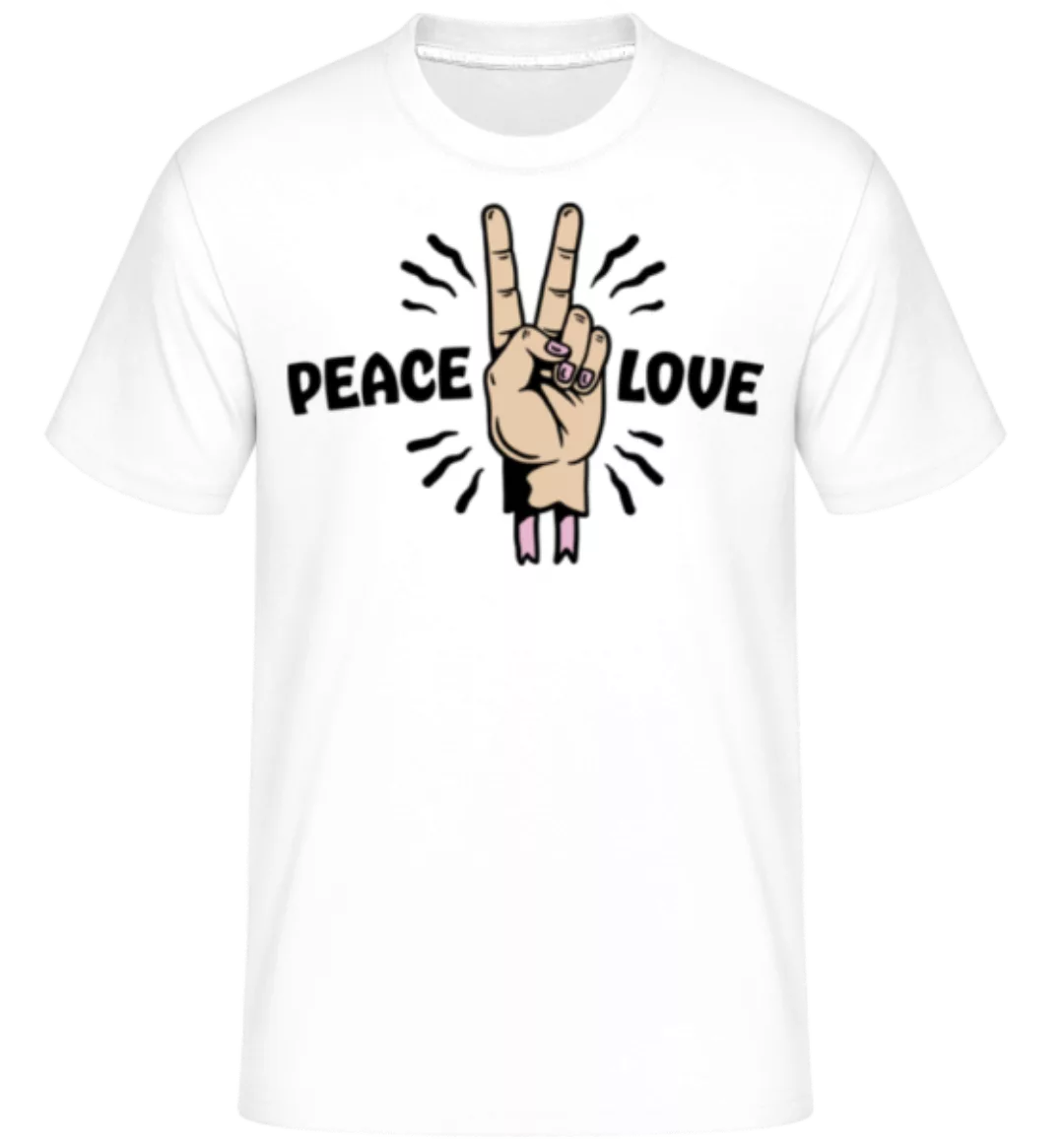 Peace Love · Shirtinator Männer T-Shirt günstig online kaufen