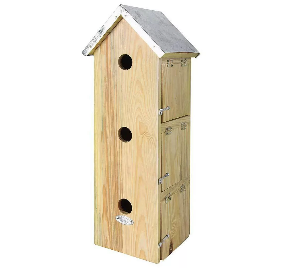 Vogelhaus Spatzenvilla Vogelfutterhaus Nistkasten Holz 51cm günstig online kaufen