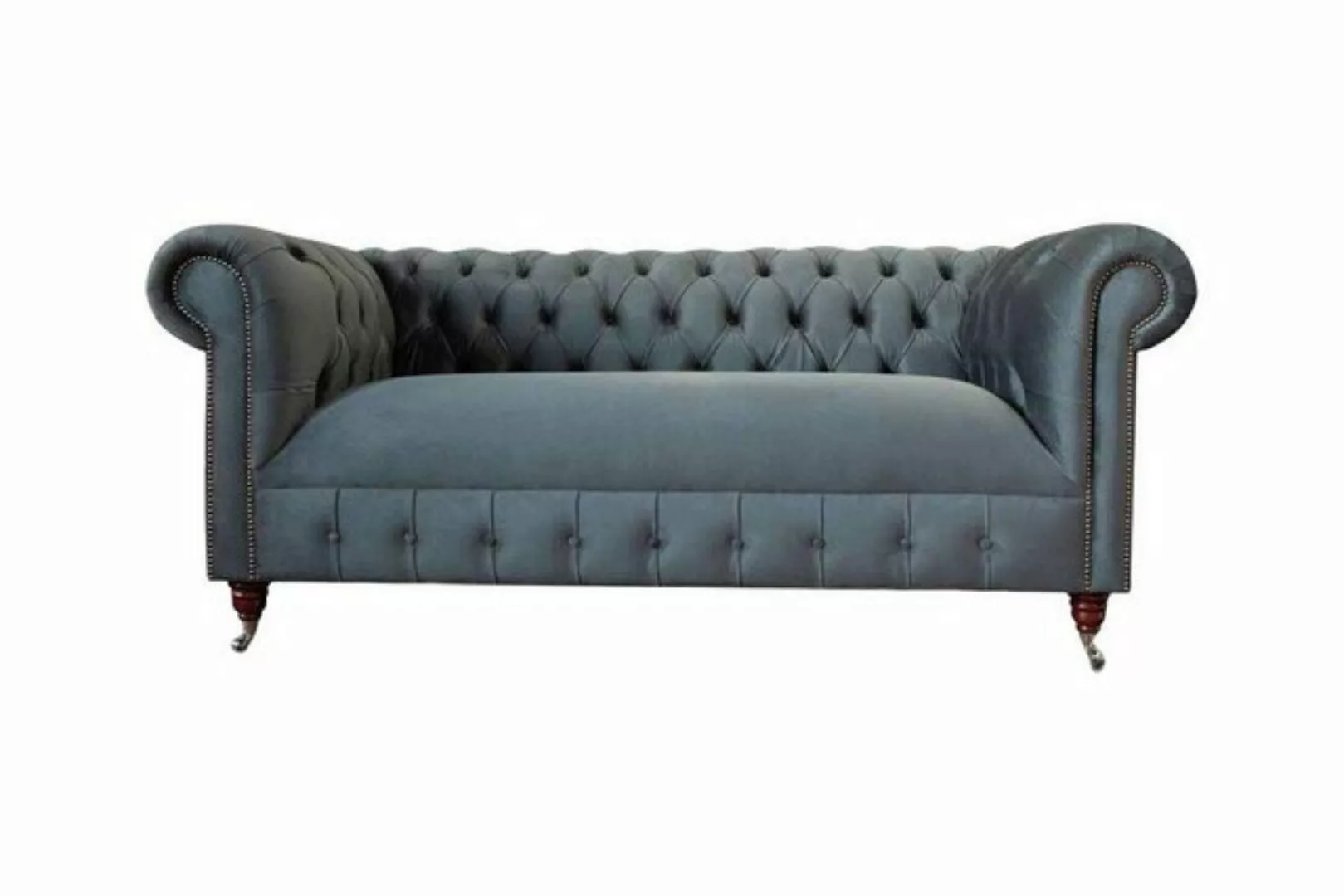 Xlmoebel Sofa Chesterfield Stoffsofa 3-Sitzer Elegante Möbel Design Lounge, günstig online kaufen