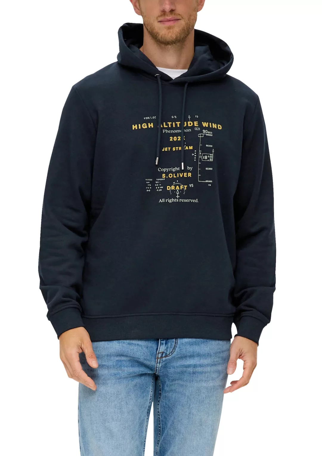 s.Oliver Sweatshirt mit Frontprint günstig online kaufen