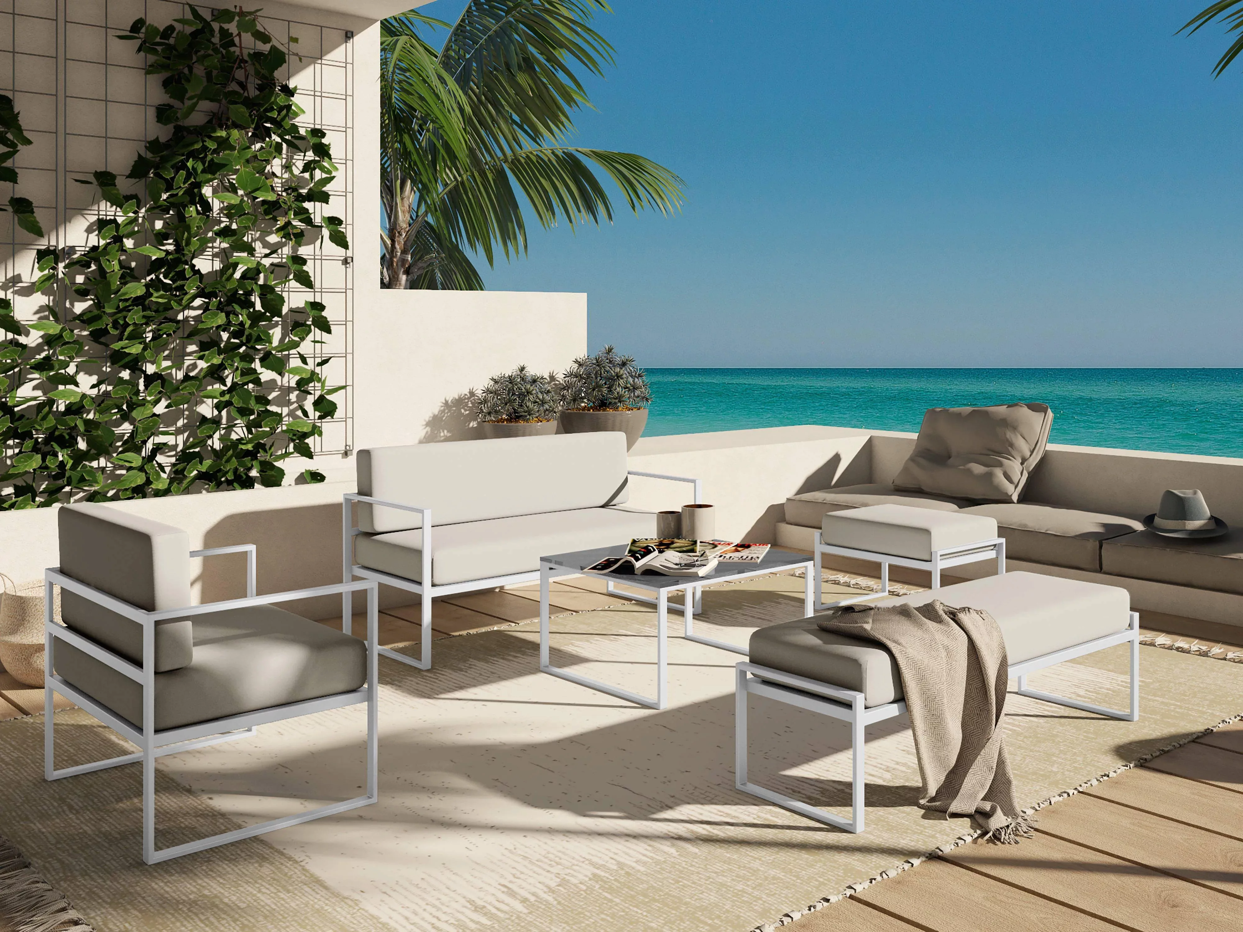 Calme Jardin | Lounge Set Nicea günstig online kaufen