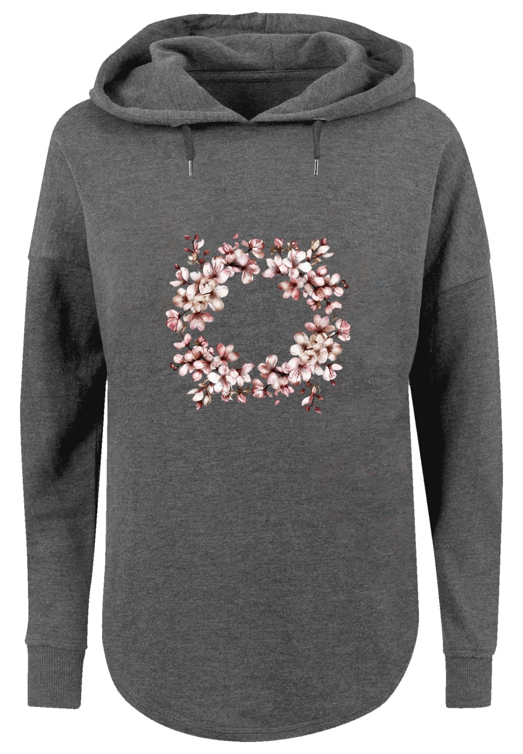 F4NT4STIC Kapuzenpullover "Rosa Frühlings Blumenkranz Dekor", Premium Quali günstig online kaufen