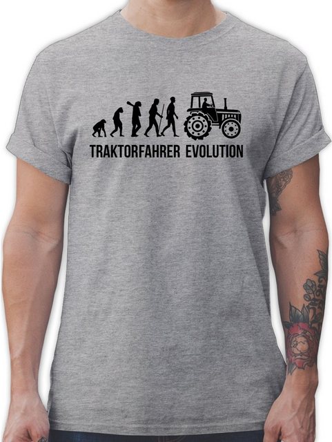 Shirtracer T-Shirt Landwirt Evolution Traktor günstig online kaufen