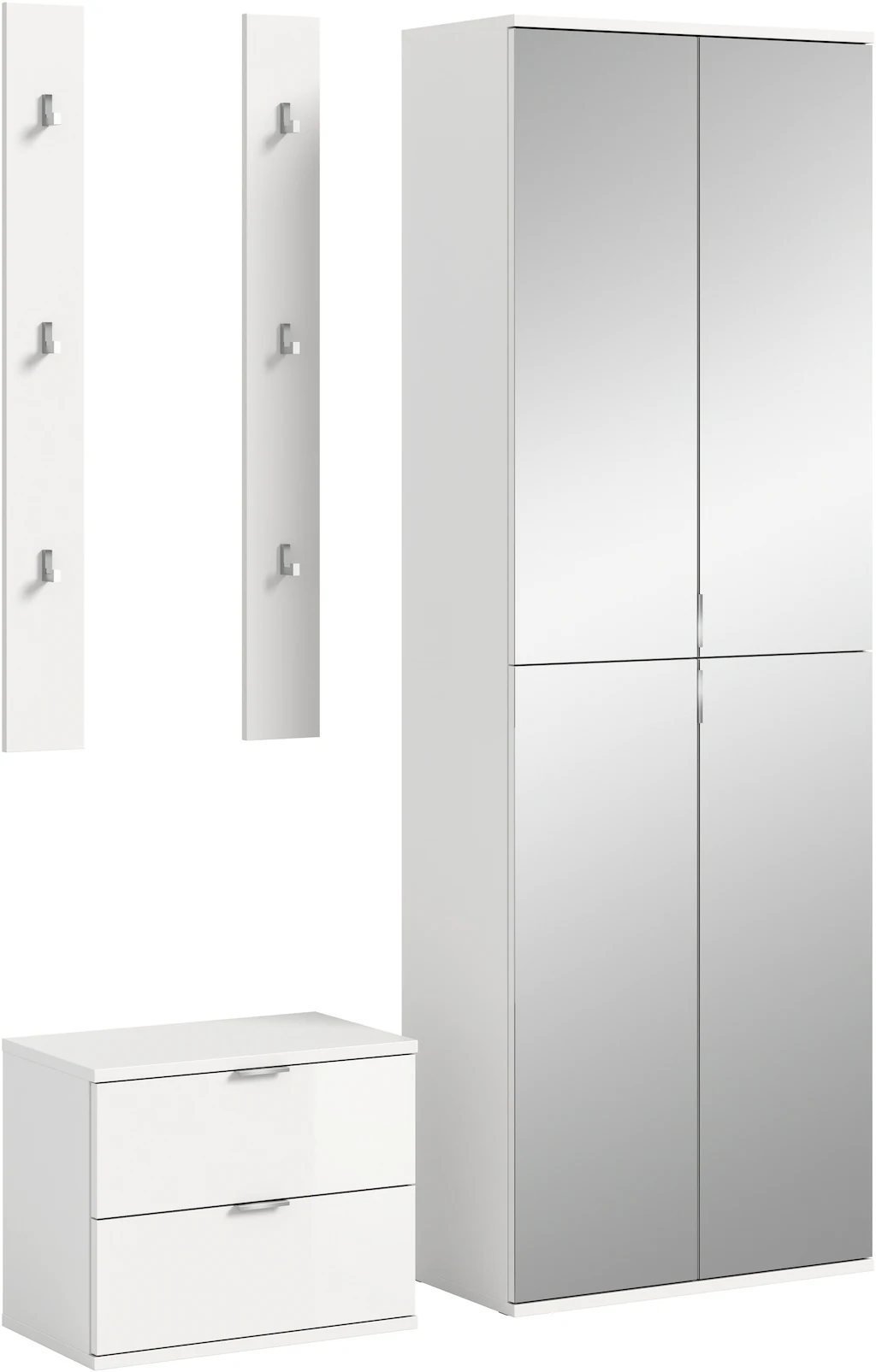 INOSIGN Garderoben-Set "Trondheim, Garderobenset 3-tlg. Breite 128 cm,", (3 günstig online kaufen