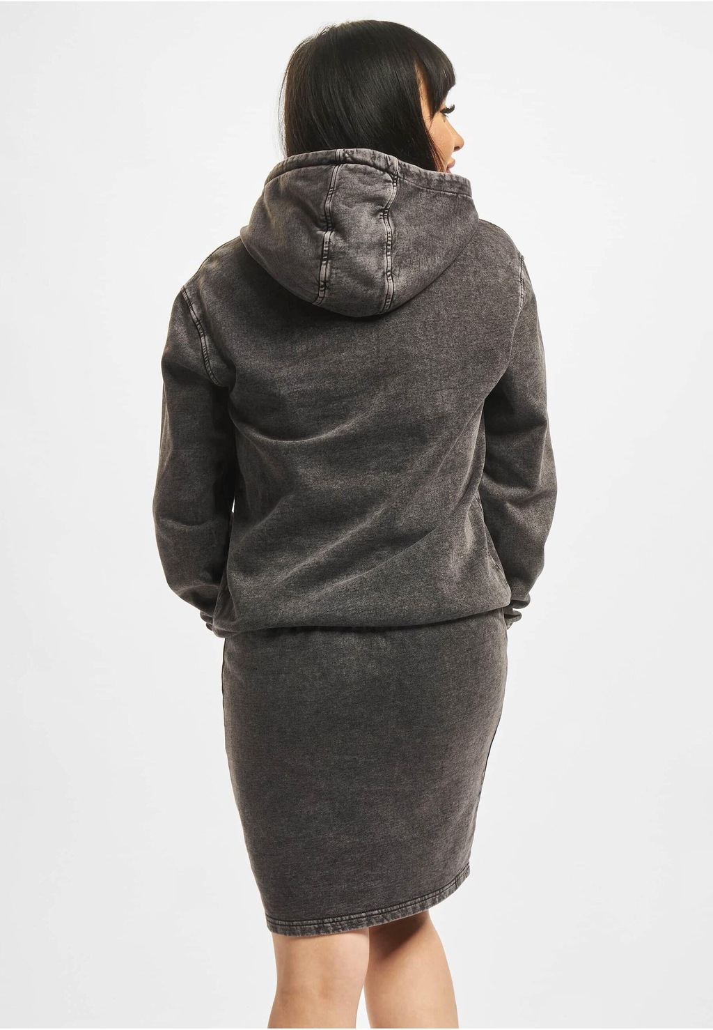 DEF Shirtkleid "DEF Damen Basic Hoody Dress", (1 tlg.) günstig online kaufen