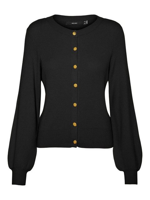 Vero Moda Strickjacke CLAUDINE (1-tlg) Drapiert/gerafft günstig online kaufen