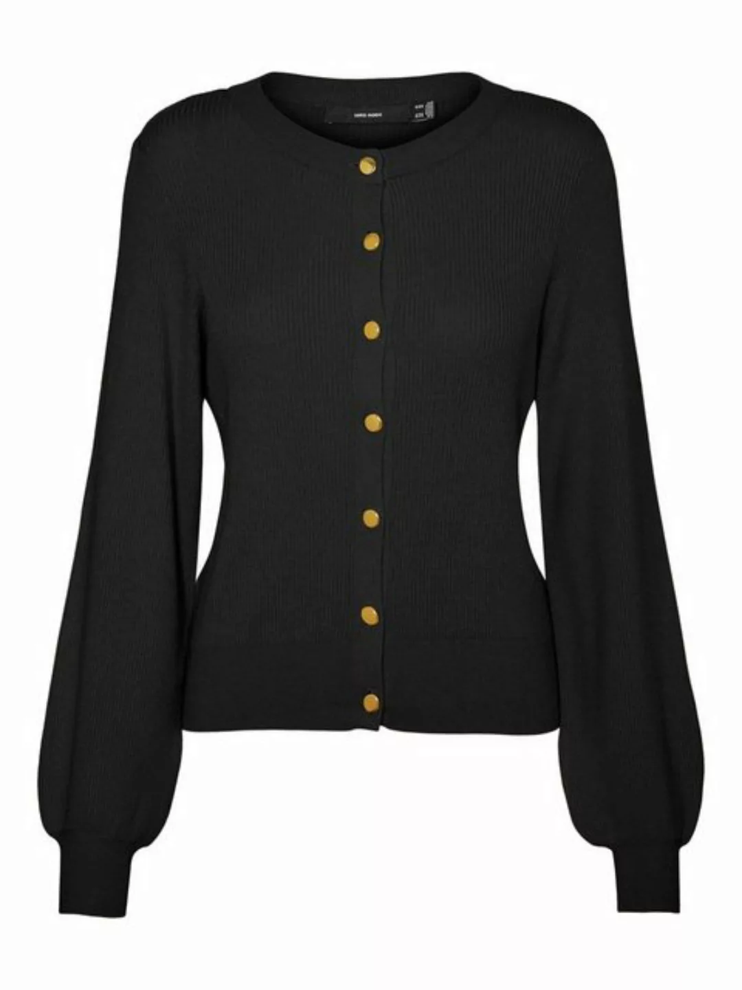 Vero Moda Strickjacke CLAUDINE (1-tlg) Drapiert/gerafft günstig online kaufen