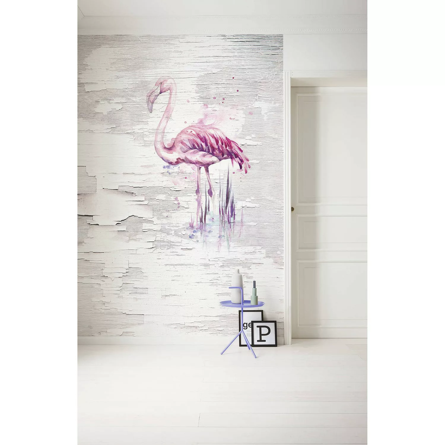 Komar Vliestapete »Pink Flamingo«, 200x250 cm (Breite x Höhe), Vliestapete, günstig online kaufen