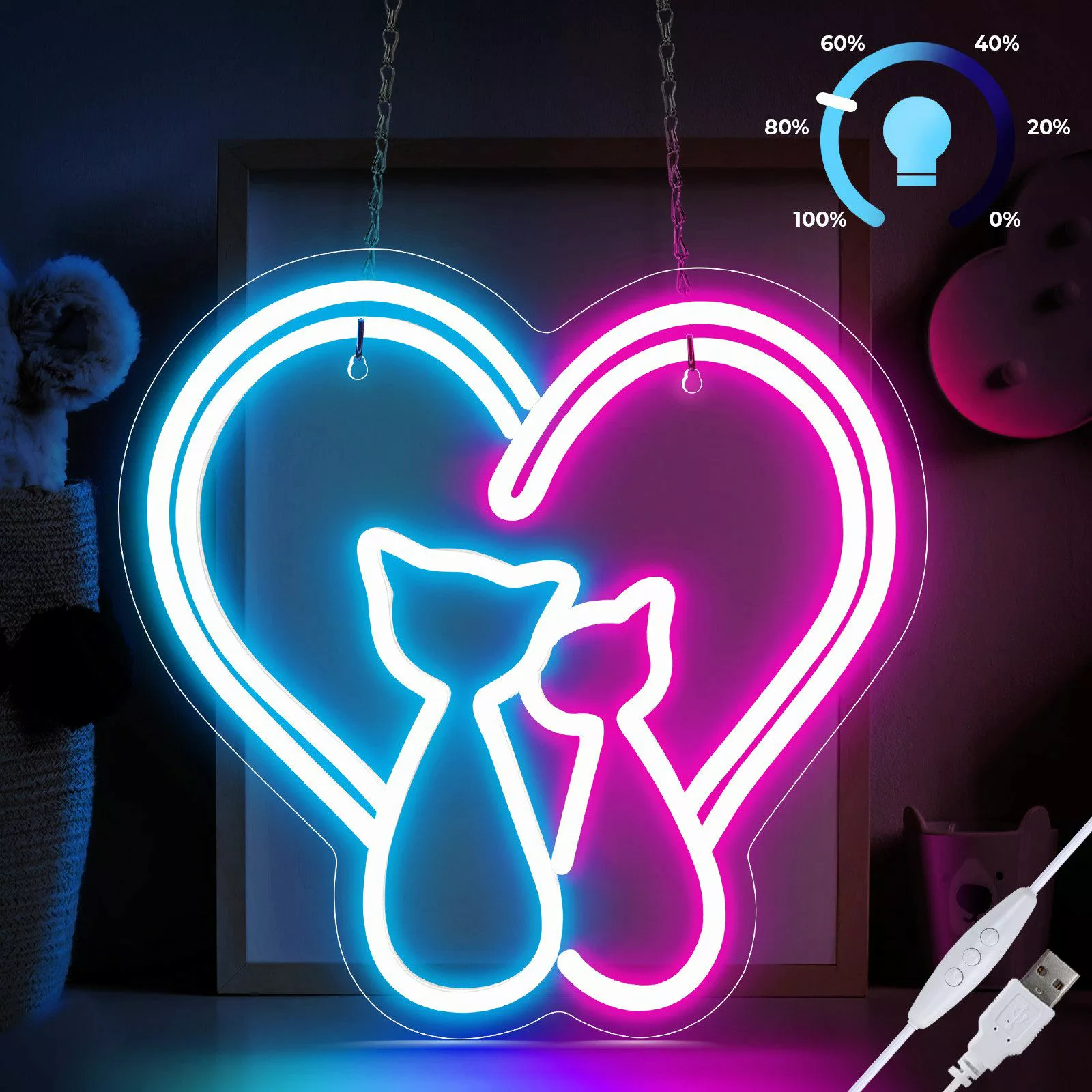 MUPOO Dekolicht LED Neon Schilder für günstig online kaufen