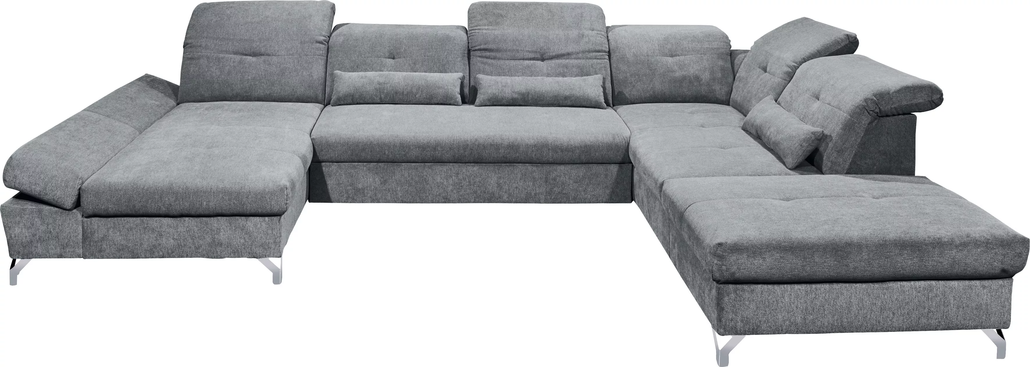 ED EXCITING DESIGN Wohnlandschaft "Melfi U-Form mit Bettfunktion, Bettkaste günstig online kaufen