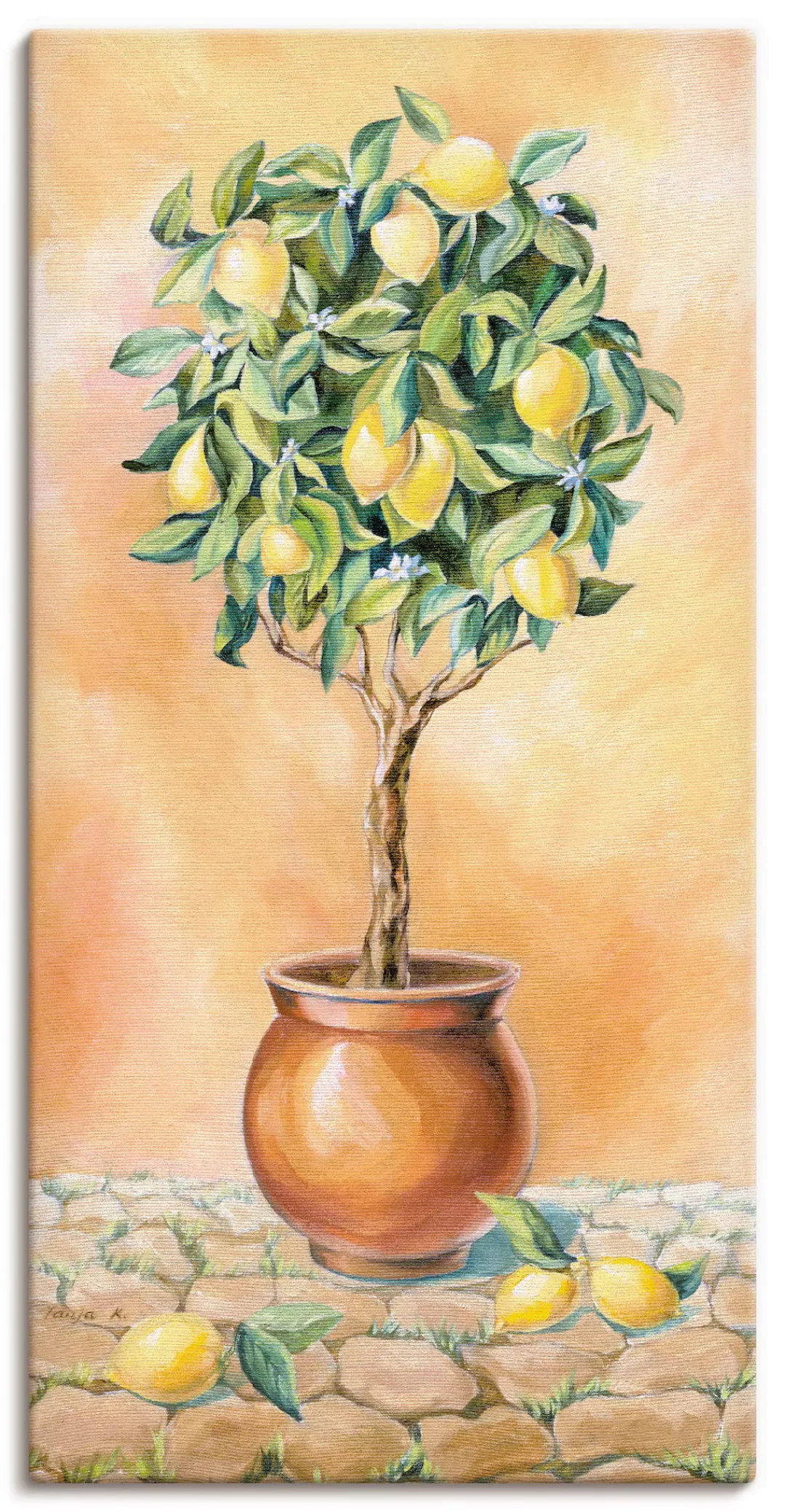Artland Wandbild »Zitronenbaum I«, Pflanzen, (1 St.) günstig online kaufen