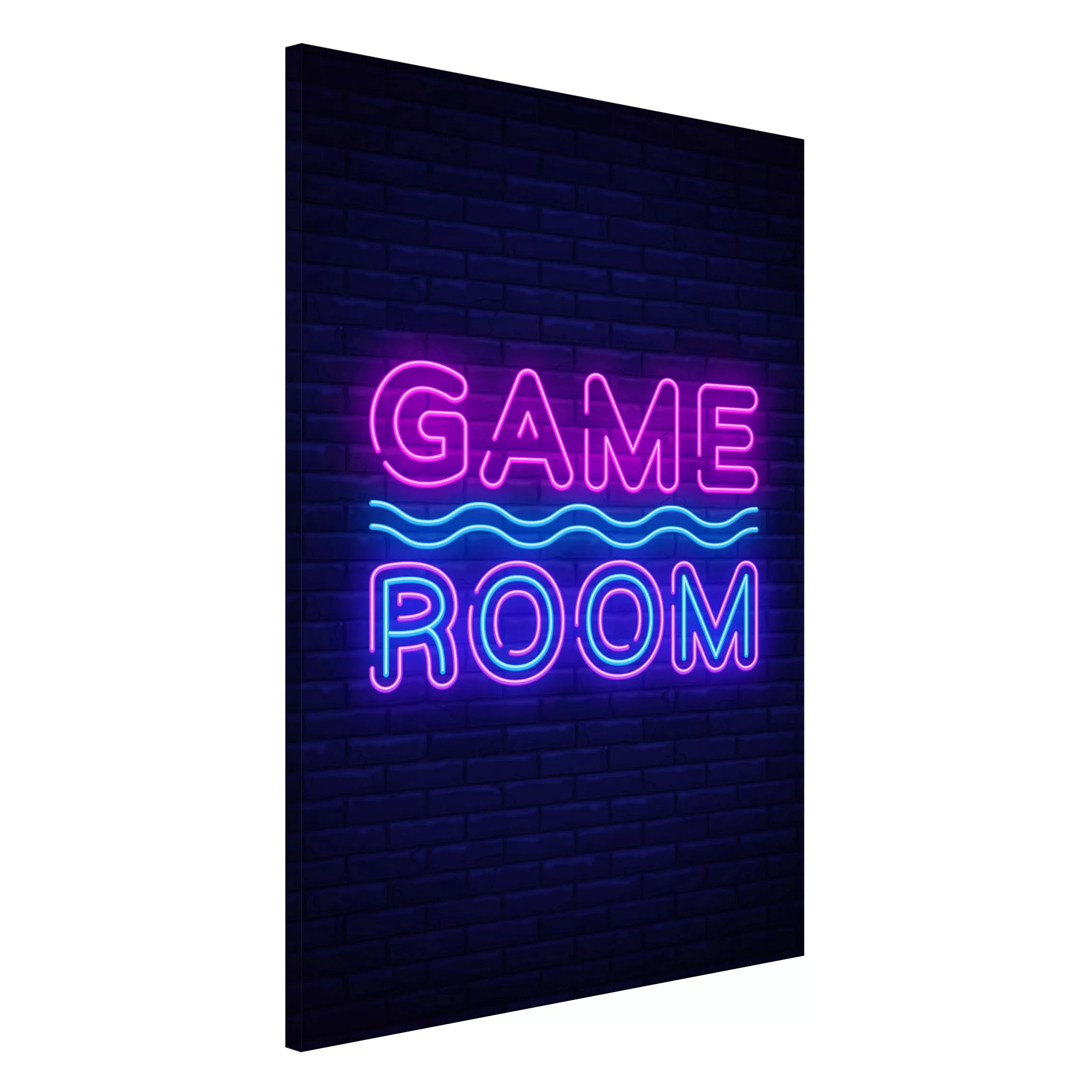 Magnettafel Neon Text Game Room günstig online kaufen