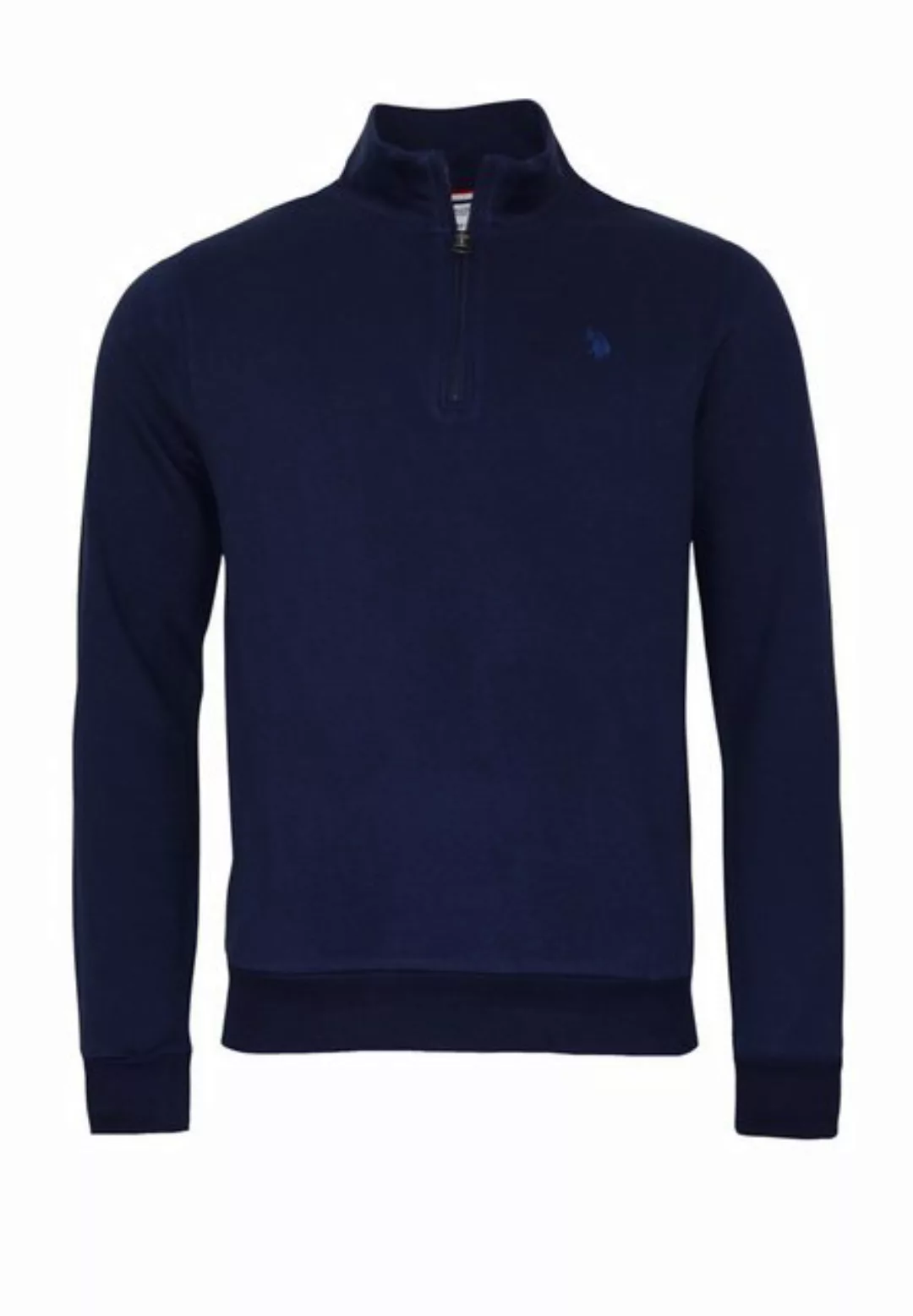 U.S. Polo Assn Sweatshirt Pullover Sweater Half Zip (1-tlg) günstig online kaufen