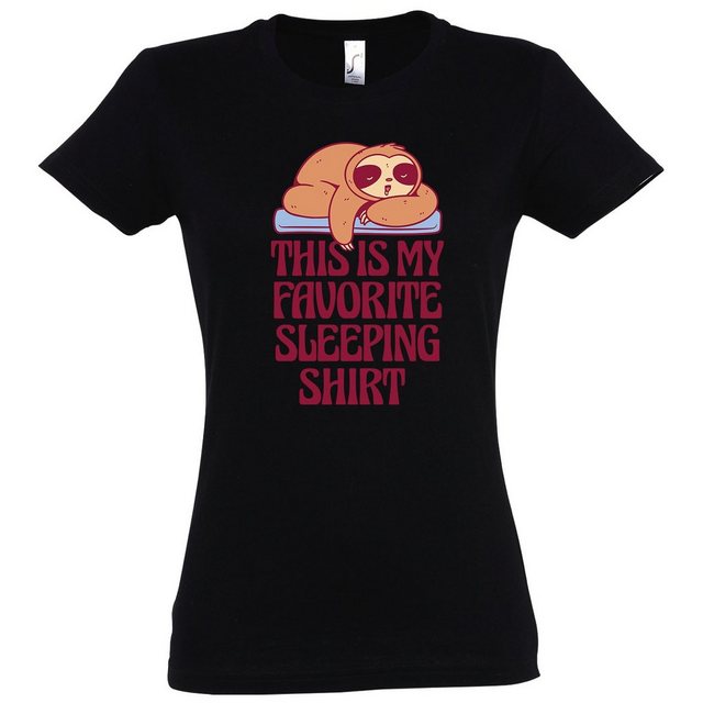 Youth Designz T-Shirt My Favorite Sleeping Damen Shirt mit süßem Frontprint günstig online kaufen