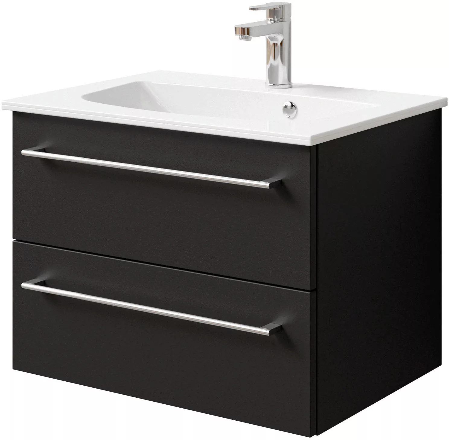 Saphir Waschtisch "Serie 6025 Mineralmarmor-Waschtisch mit Unterschrank, 67 günstig online kaufen