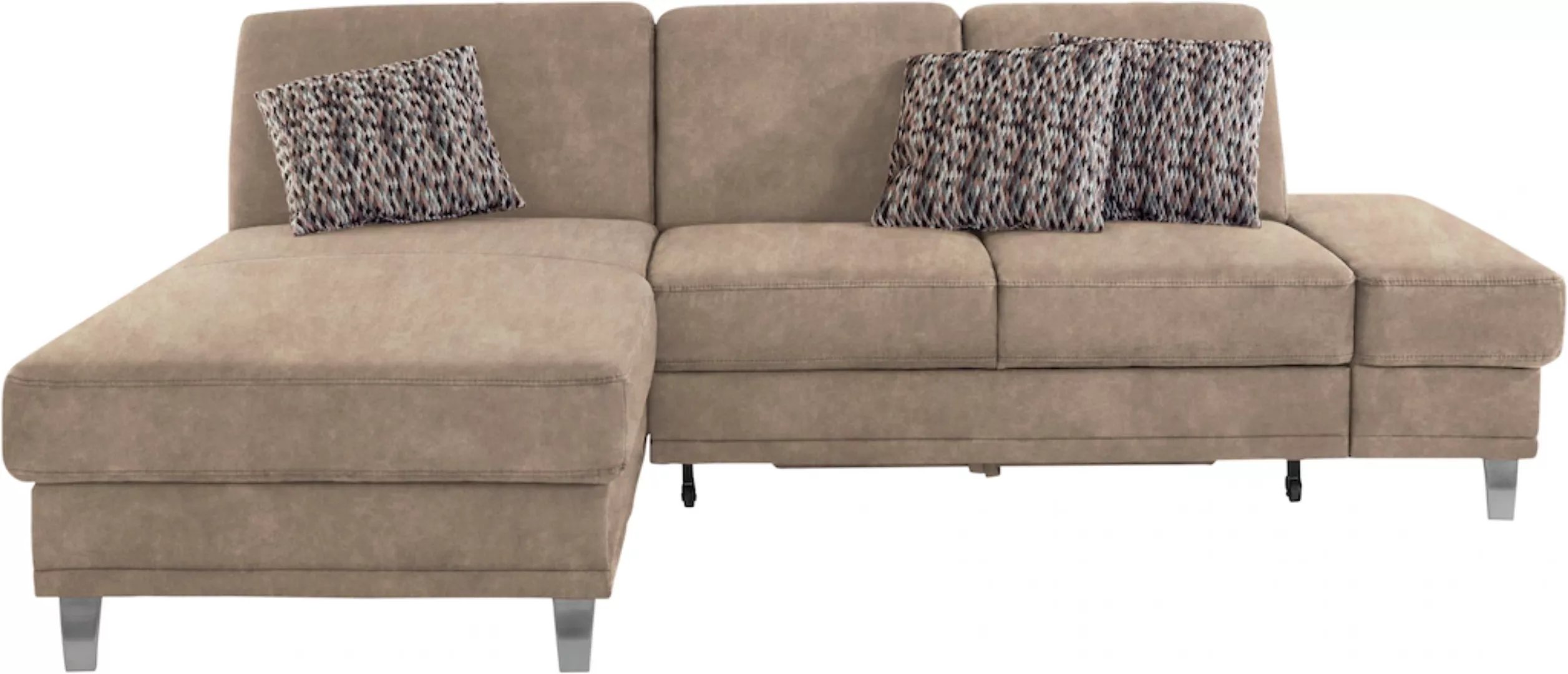 sit&more Ecksofa "Clio L-Form", wahlweise mit Bettfunktion oder Vorziehsitz günstig online kaufen