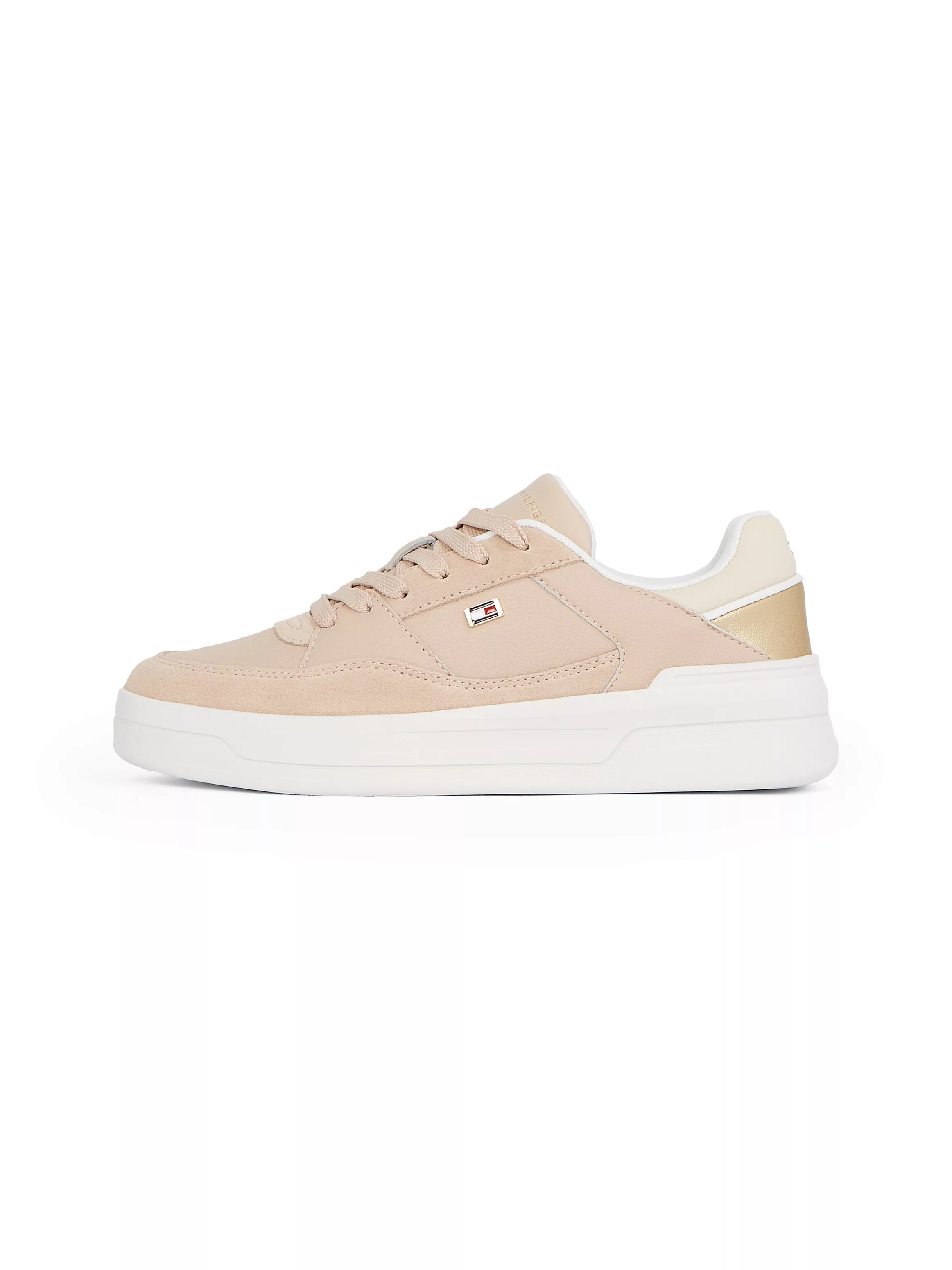 Tommy Hilfiger Plateausneaker "ESSENT BASKET SNEAKER METALLIC", Freizeitsch günstig online kaufen