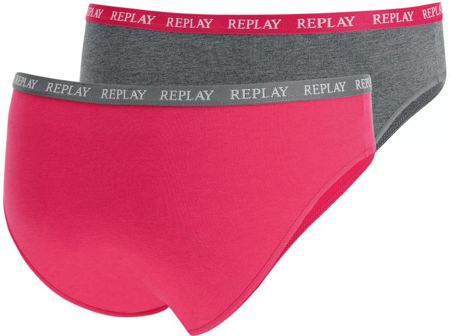 Replay Bikinislip "LADY SLIP Style 1 T/C 2pcs waterfall pack", (Packung, 2e günstig online kaufen