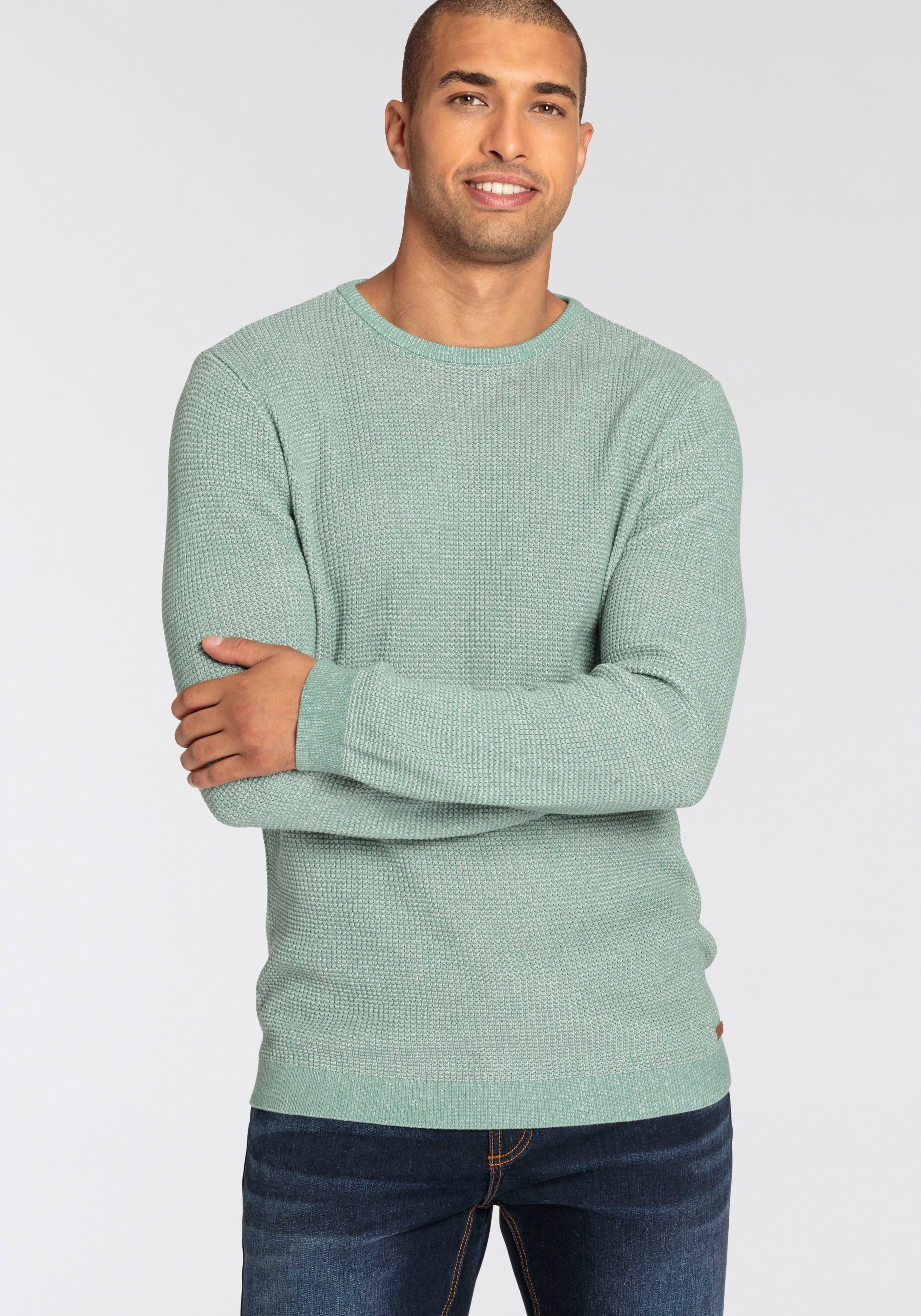 Bruno Banani Rundhalspullover günstig online kaufen