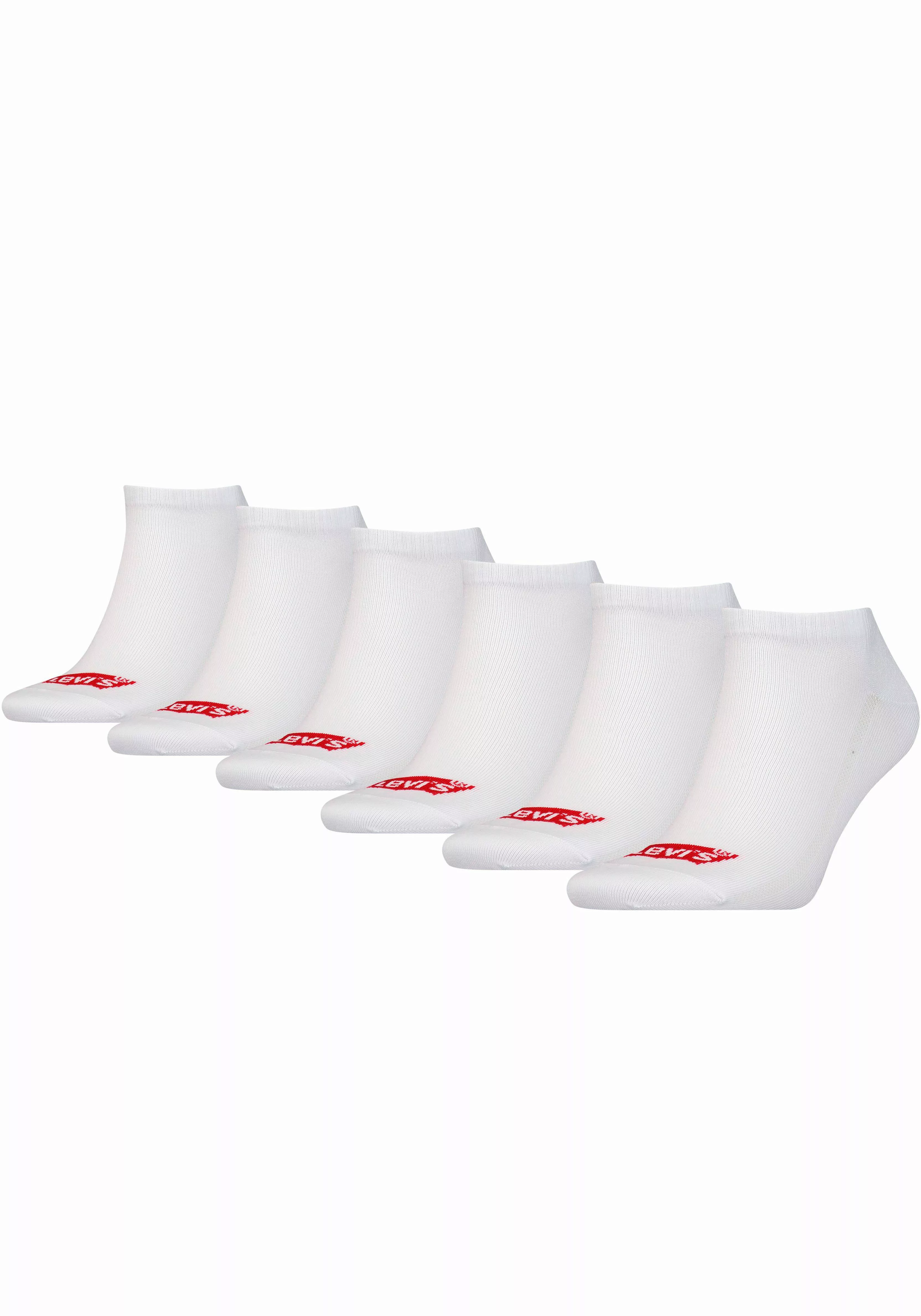 Levi's 6-er Set Sneakersocken Weiß günstig online kaufen
