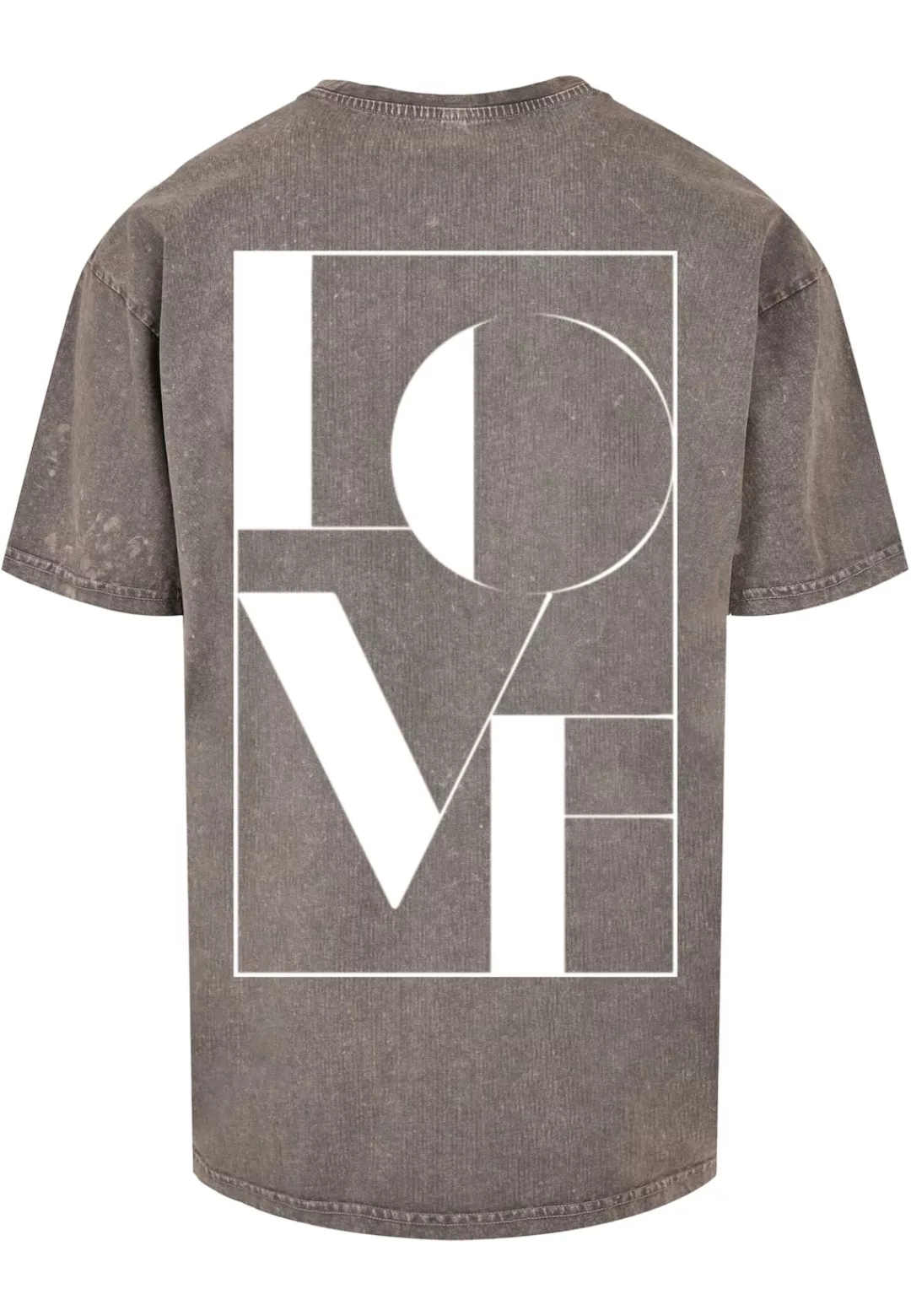 Merchcode T-Shirt "Merchcode Herren Love Acid Washed Heavy Oversize Tee" günstig online kaufen