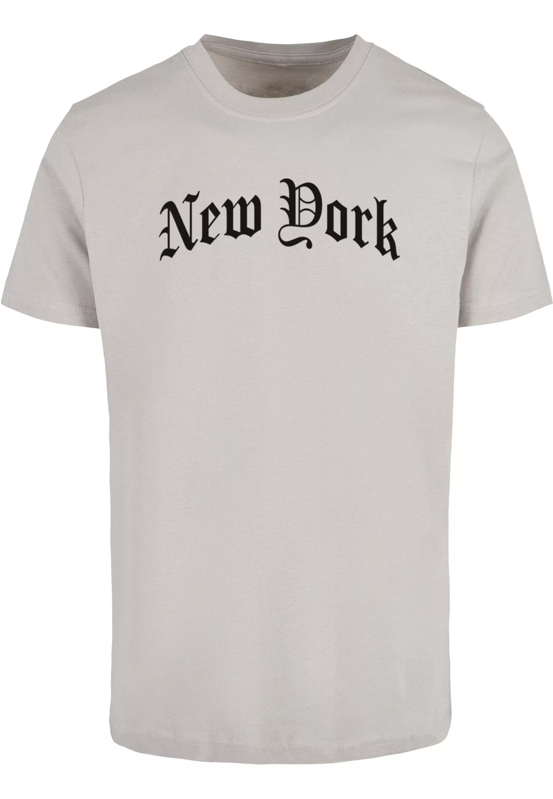 MisterTee T-Shirt "MisterTee Herren New York Wording Tee" günstig online kaufen