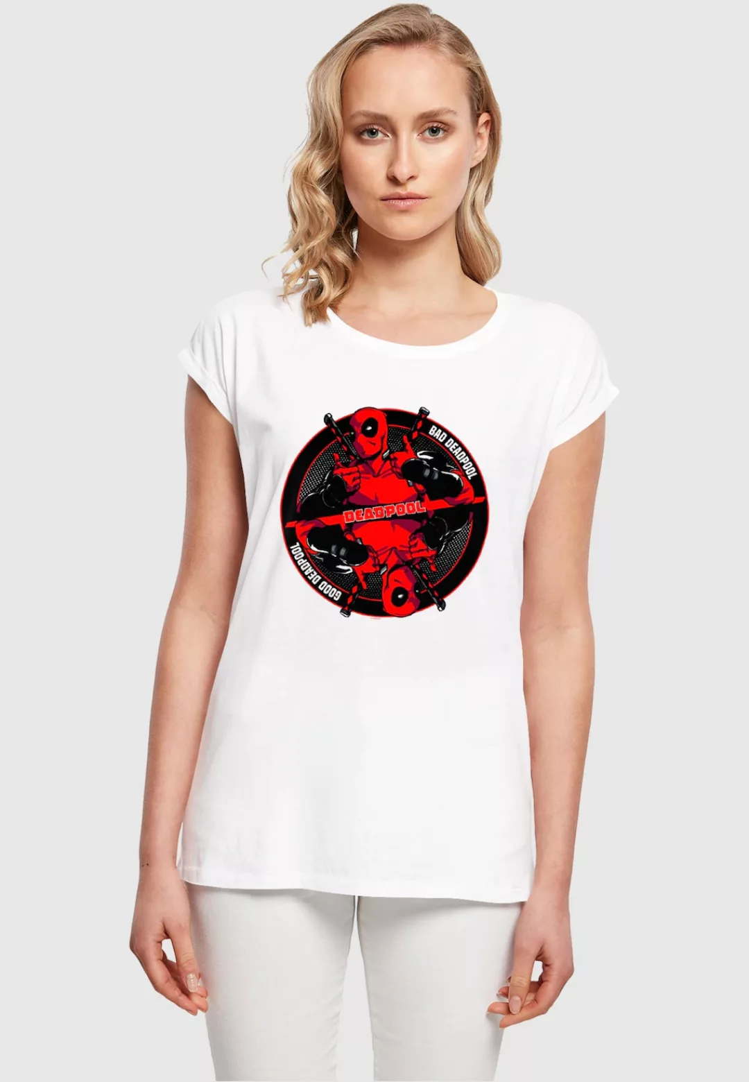 ABSOLUTE CULT T-Shirt "ABSOLUTE CULT Damen Ladies Deadpool - Good Bad T-Shi günstig online kaufen