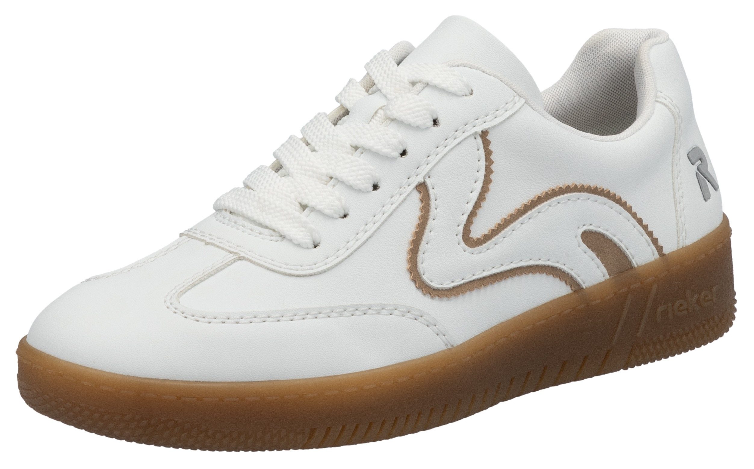 RIEKER Sport Plateausneaker, Freizeitschuh, Halbschuh, Schnürschuh günstig online kaufen