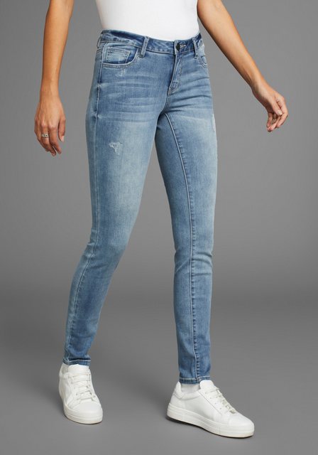 Arizona Skinny-fit-Jeans Ultra-Stretch Mid Waist günstig online kaufen