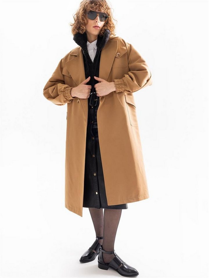 Rivus Trenchcoat Damen Winterjacke – Stilvolle und Warme Winterjacke für Da günstig online kaufen