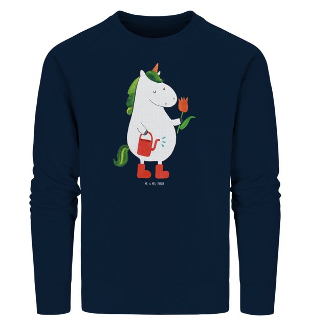 Mr. & Mrs. Panda Longpullover Größe XL Einhorn Gärtner - French Navy - Gesc günstig online kaufen