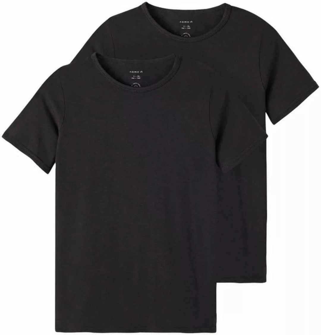 Name It T-Shirt NKMT-SHIRT SLIM 2P NOOS (Packung, 2-tlg., 2er-Pack) günstig online kaufen