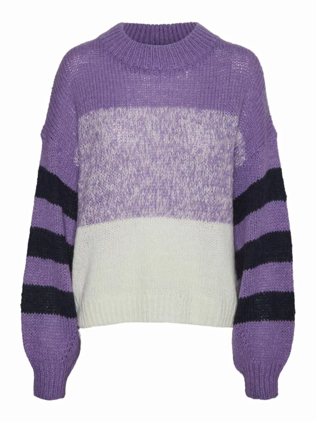 NOISY MAY Gestrickt Pullover Damen Violett günstig online kaufen
