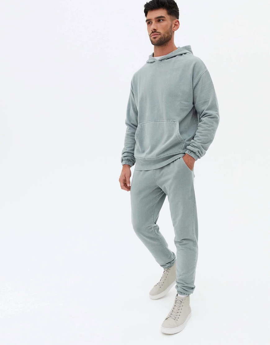 New Look – Oversize-Jogginghose in verwaschenem Blau günstig online kaufen