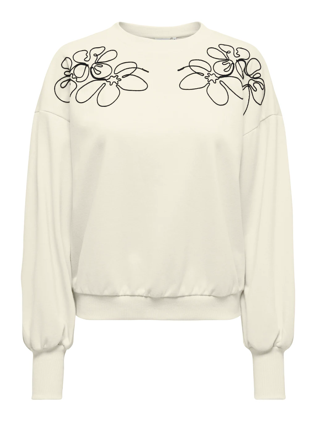 ONLY Sweatshirt "ONLBROOKE L/S O-NECK DETAIL SWT NOOS" günstig online kaufen