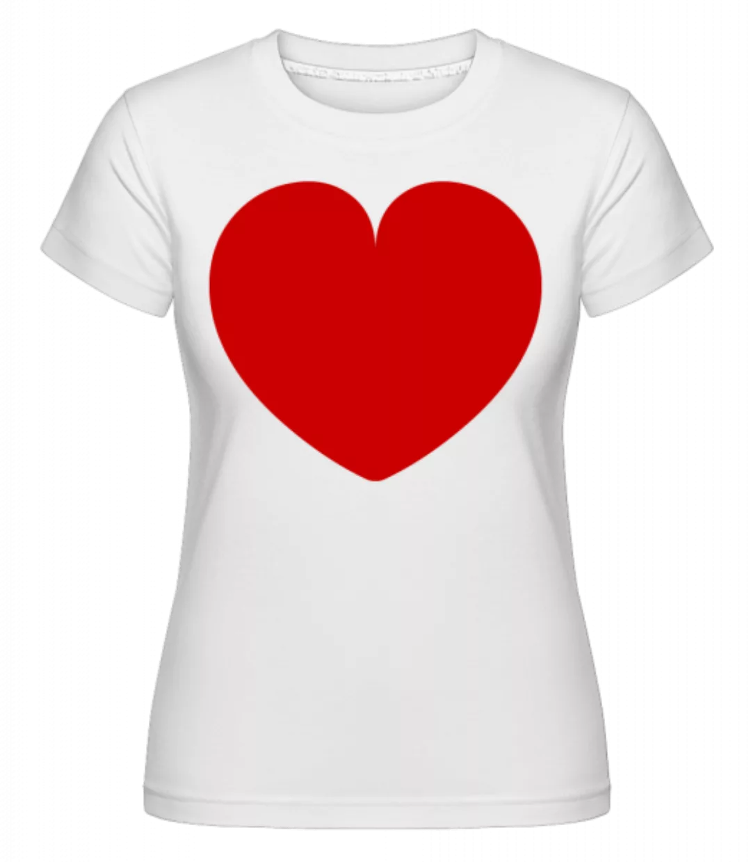 Love Heart · Shirtinator Frauen T-Shirt günstig online kaufen