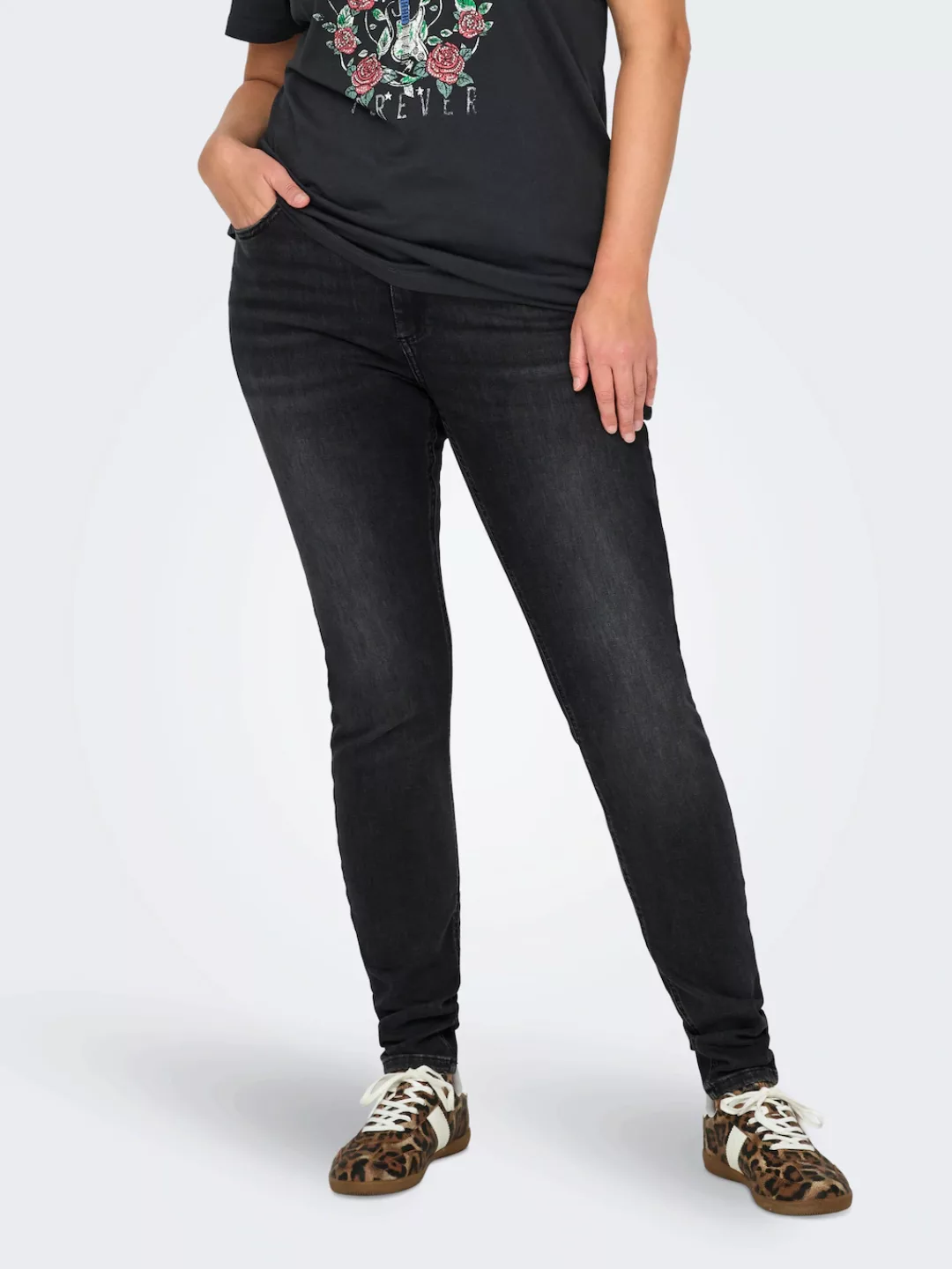 ONLY CARMAKOMA Skinny-fit-Jeans "CARWILLY REG SKINNY DNM CRO224 NOOS" günstig online kaufen