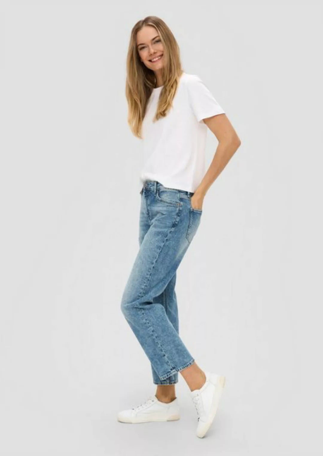 s.Oliver 7/8-Jeans Jeans Karolin / Regular Fit / Mid Rise / Straight Leg De günstig online kaufen