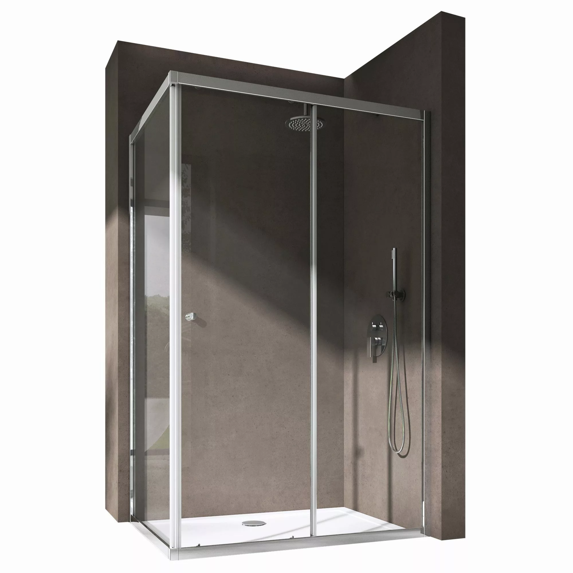 doporro Eckdusche Design Duschkabine Ravenna16L Eckeinstieg günstig online kaufen