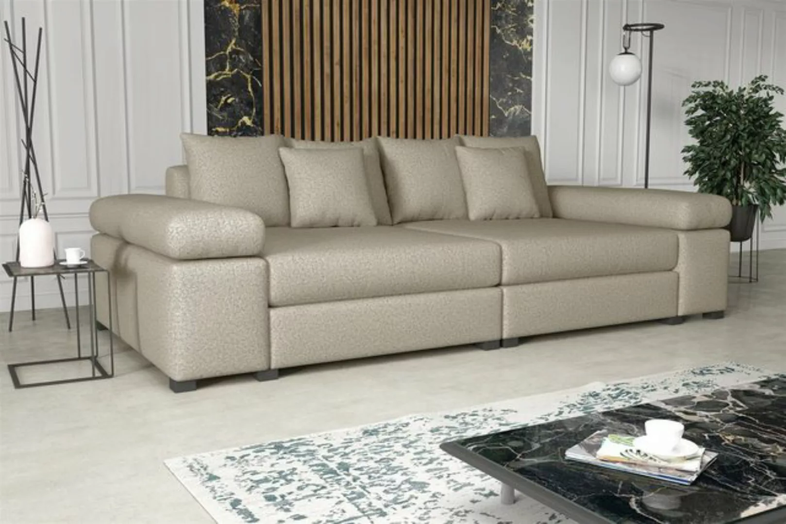 Fun Möbel Big-Sofa Couchgarnitur Megasofa Riesensofa AREZZO in Stoff, mit o günstig online kaufen