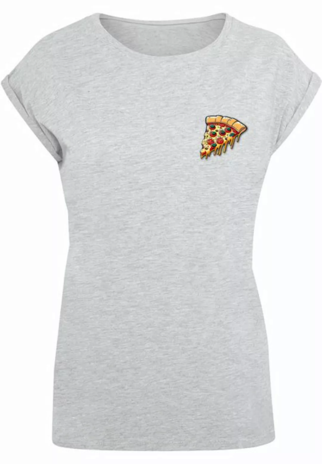 Merchcode T-Shirt Merchcode Damen Ladies Pizza Comic Extended Shoulder Tee günstig online kaufen