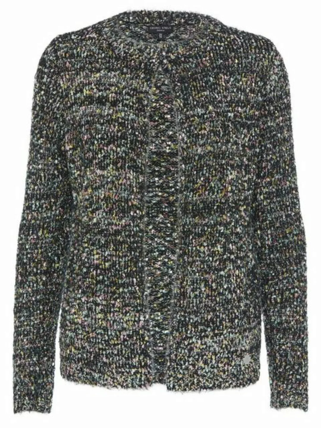 Georg Stiels Bouclèjacke Kurzjacke koerpernah mit Glitzergarn günstig online kaufen