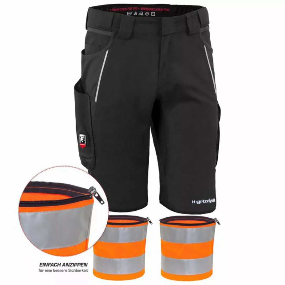 Qualitex Workwear Arbeitsshorts REFLEX-BUNDLE IRON Shorts + Reflexstreif - günstig online kaufen