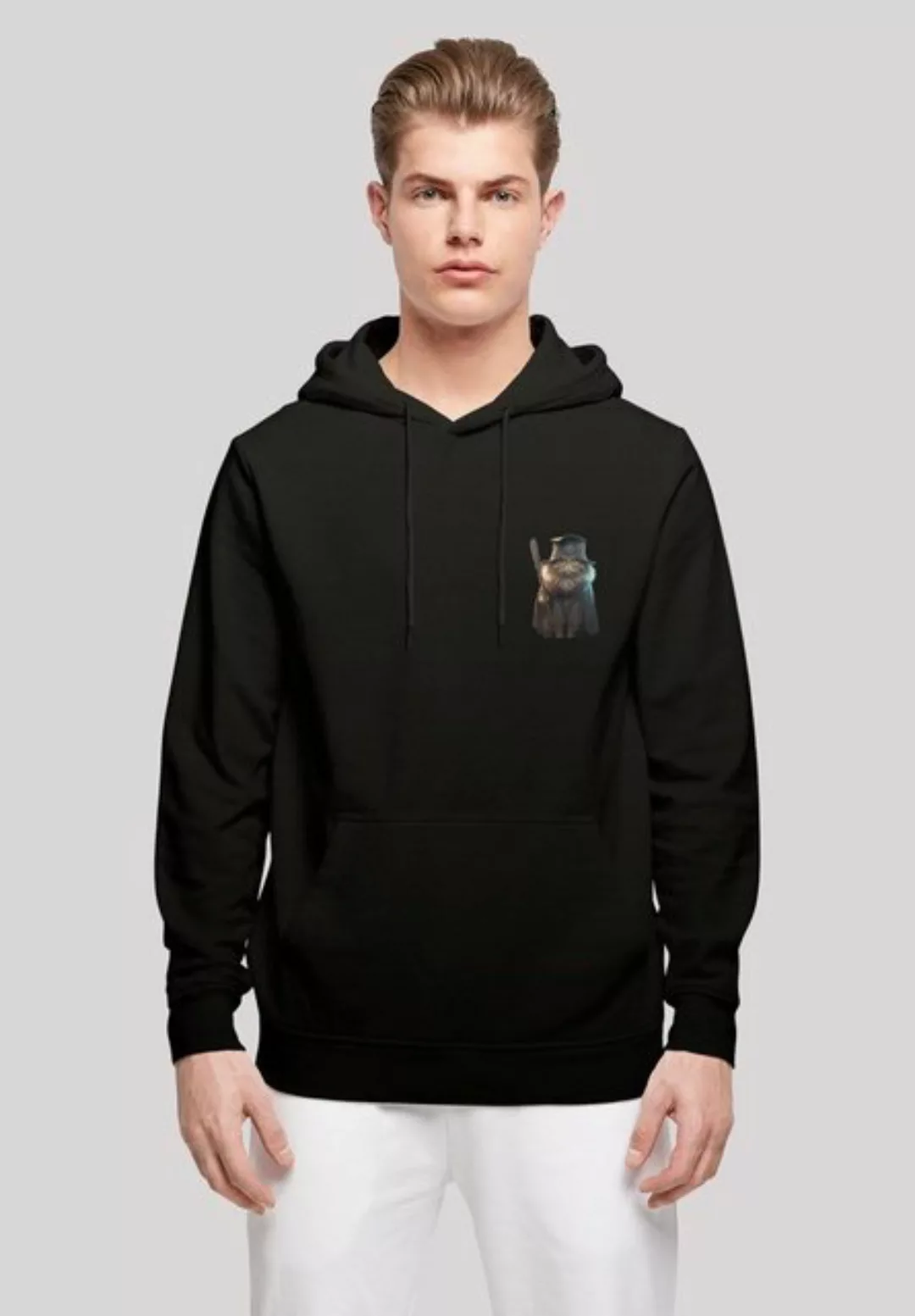 F4NT4STIC Kapuzenpullover Wizard Cat HOODIE Print günstig online kaufen