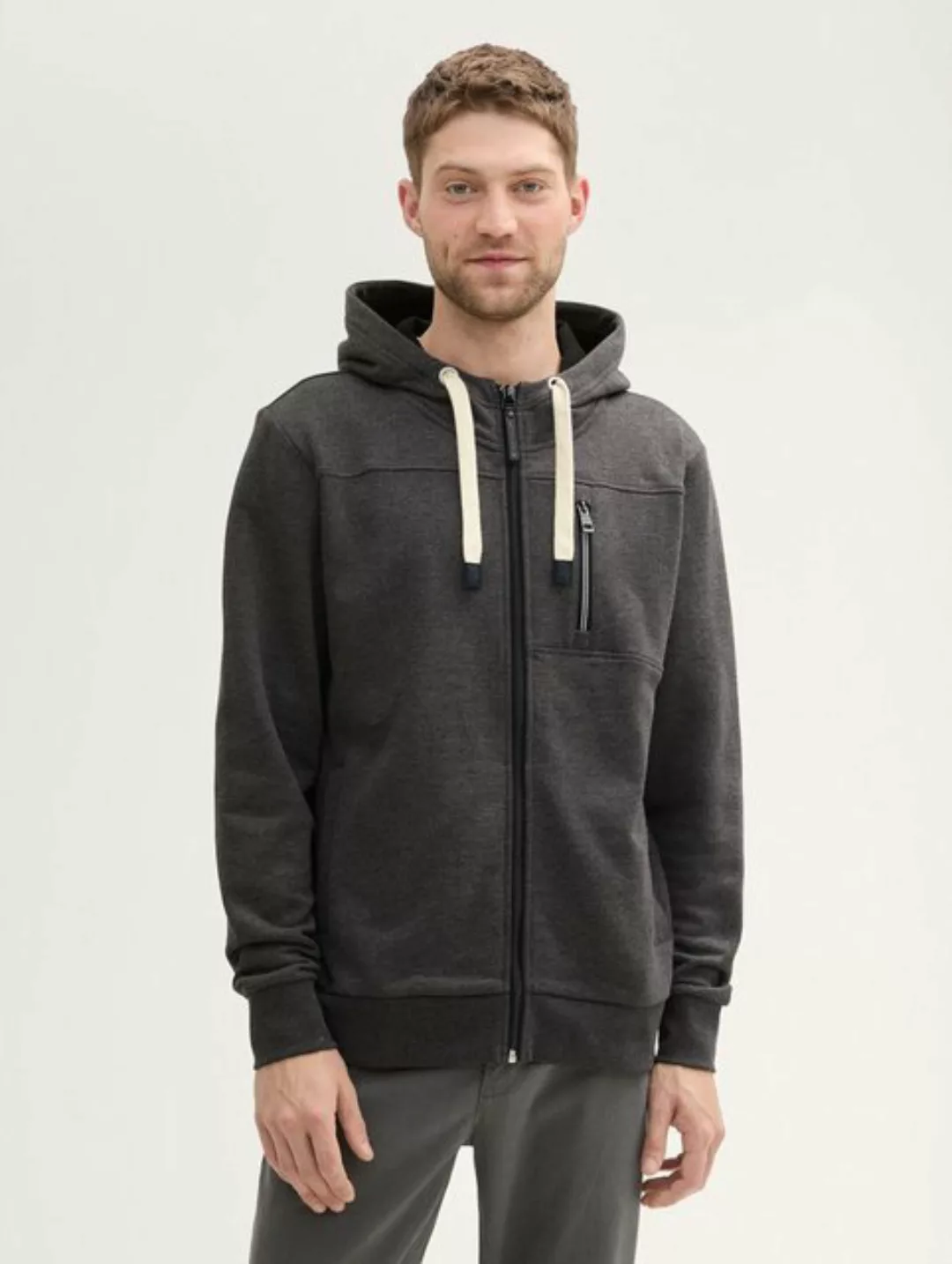 TOM TAILOR Sweatshirt Sweatjacke mit Kapuze günstig online kaufen