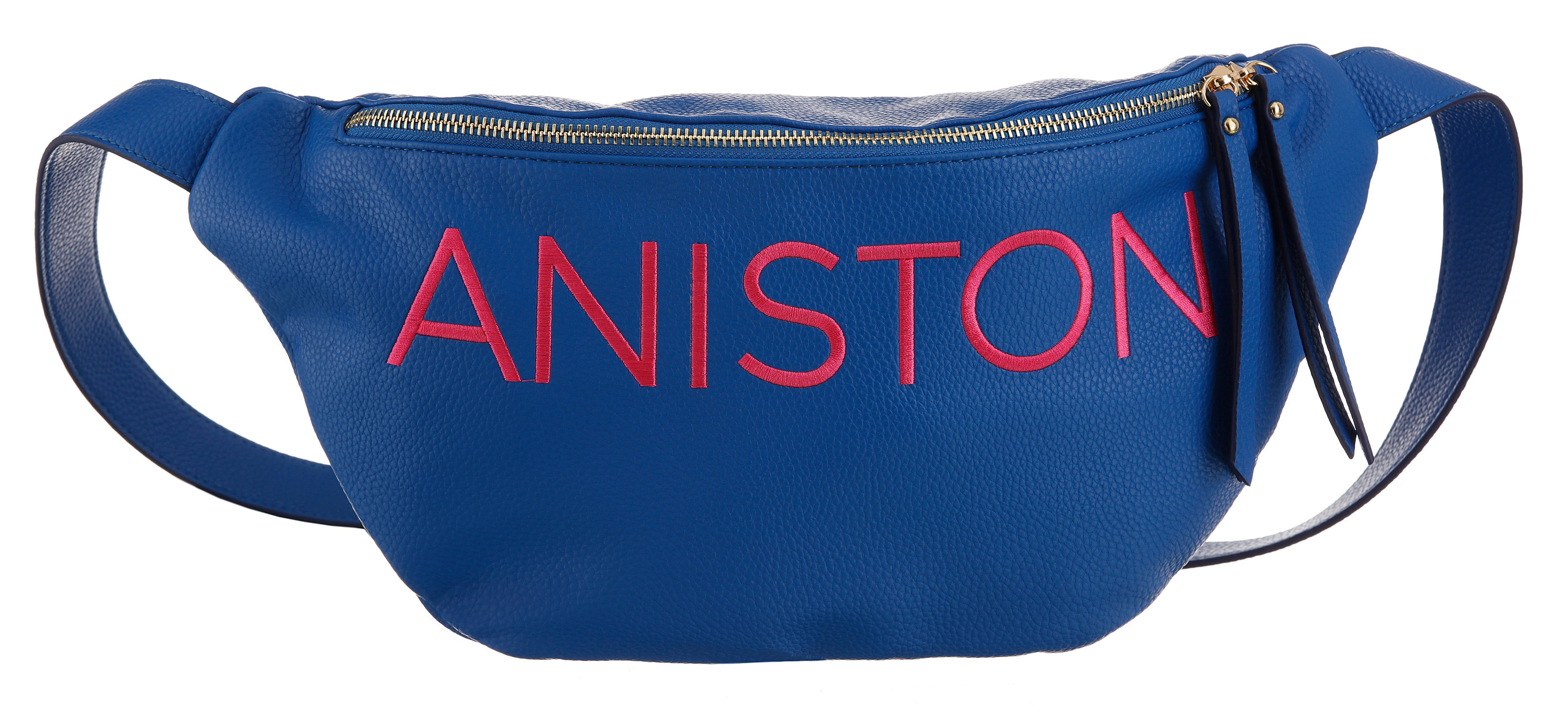 Aniston by BAUR Umhängetasche, mit gesticktem günstig online kaufen