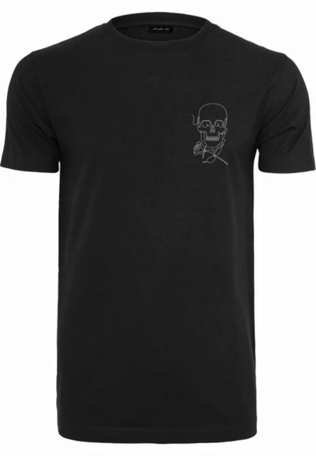 MisterTee T-Shirt MisterTee Herren Skull One Line Tee (1-tlg) günstig online kaufen