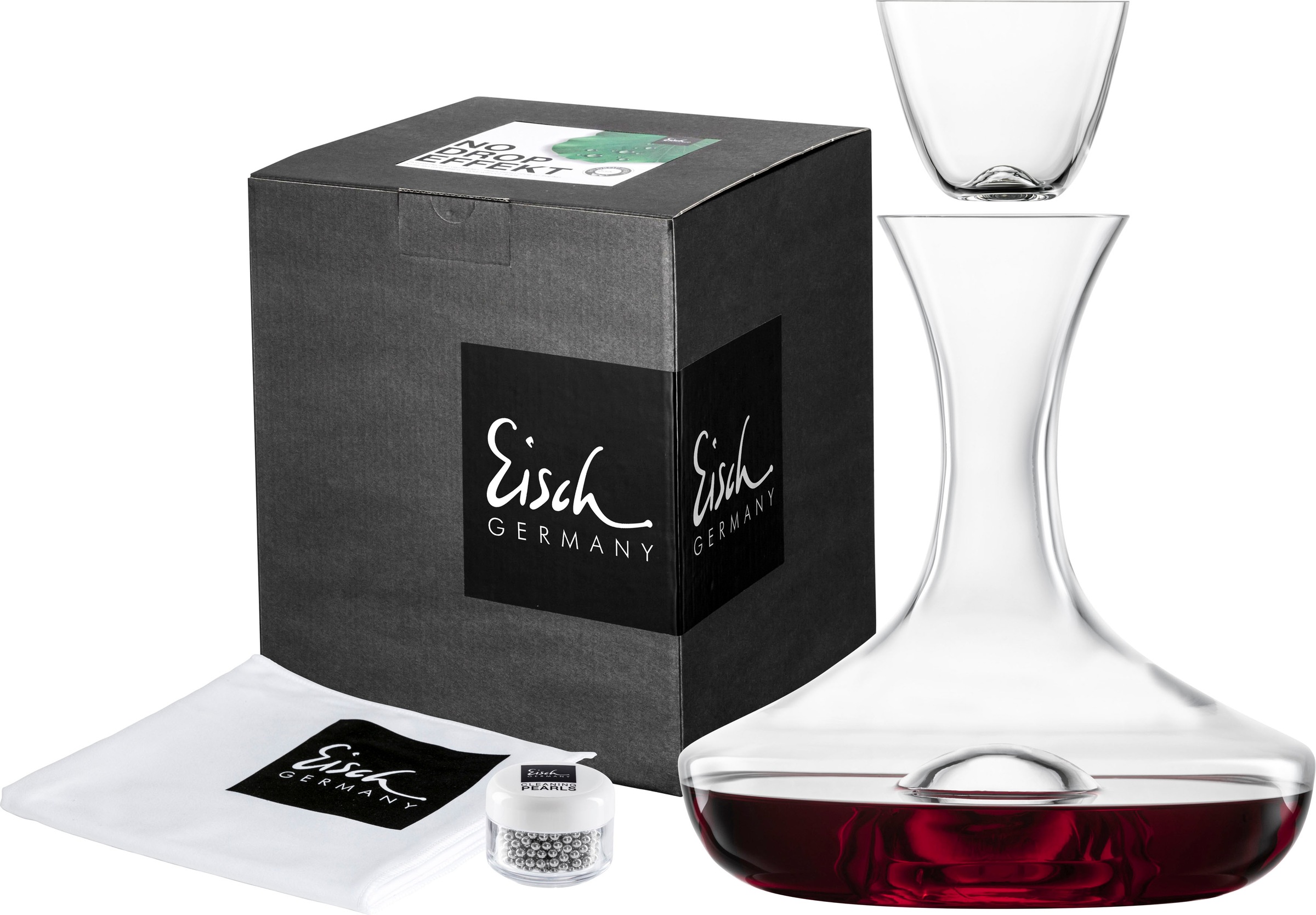 Eisch Germany Dekanter »30171999«, (Set, 4 tlg., Dekantierkaraffe mit Dekan günstig online kaufen